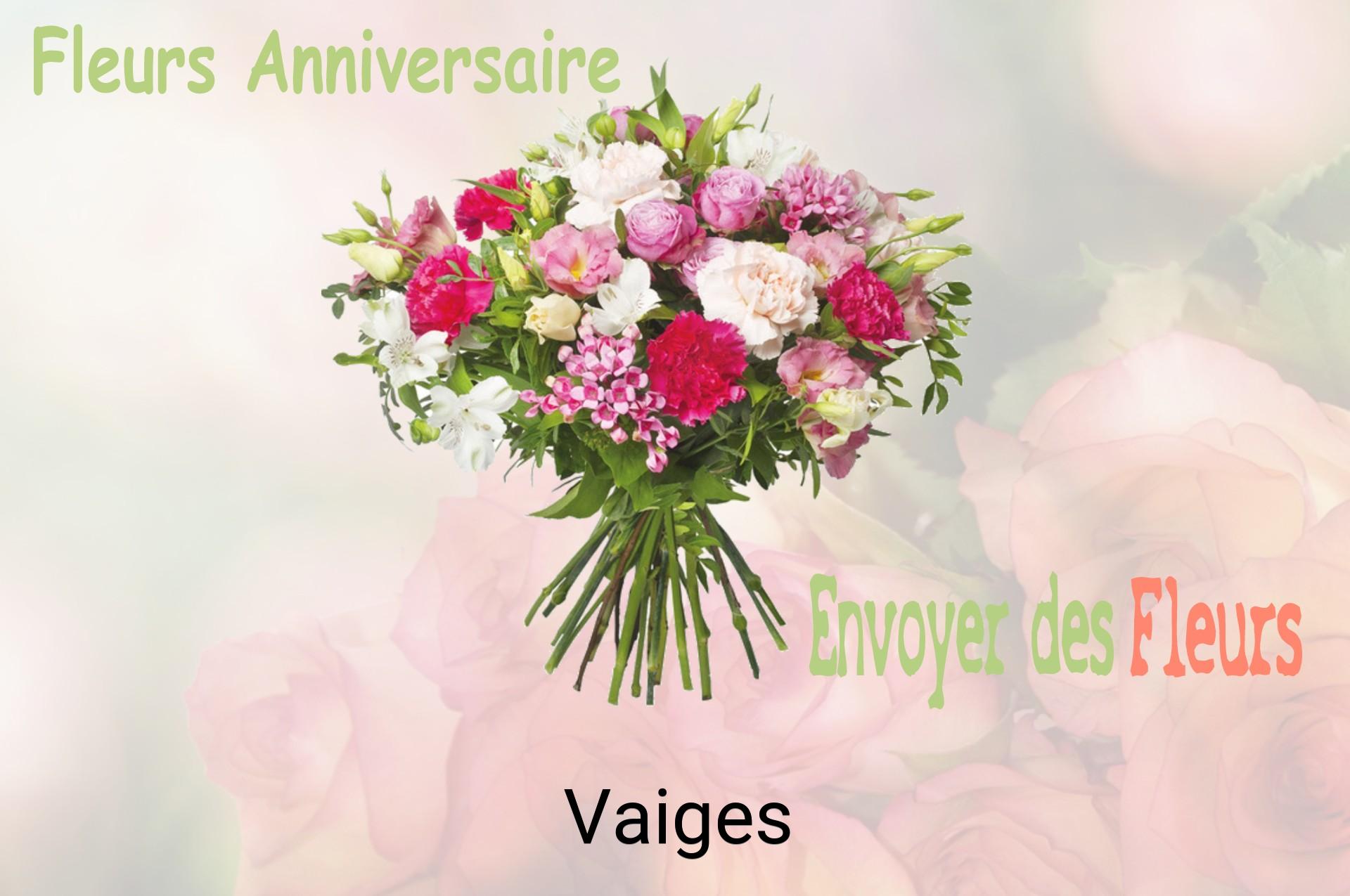 Bouquet de fleurs d’anniversaire livré à Vaiges
